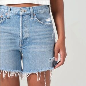 AGOLDE PARKER LONG SHORT Lightwash Women’s SIZE 32 style A9010-811 denim